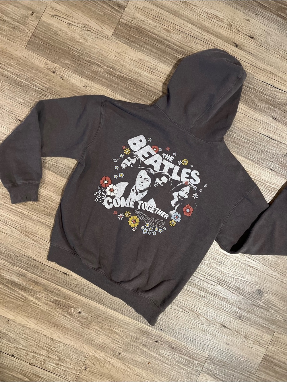 The Beatles Graphic zip up Hoodie Size Medium